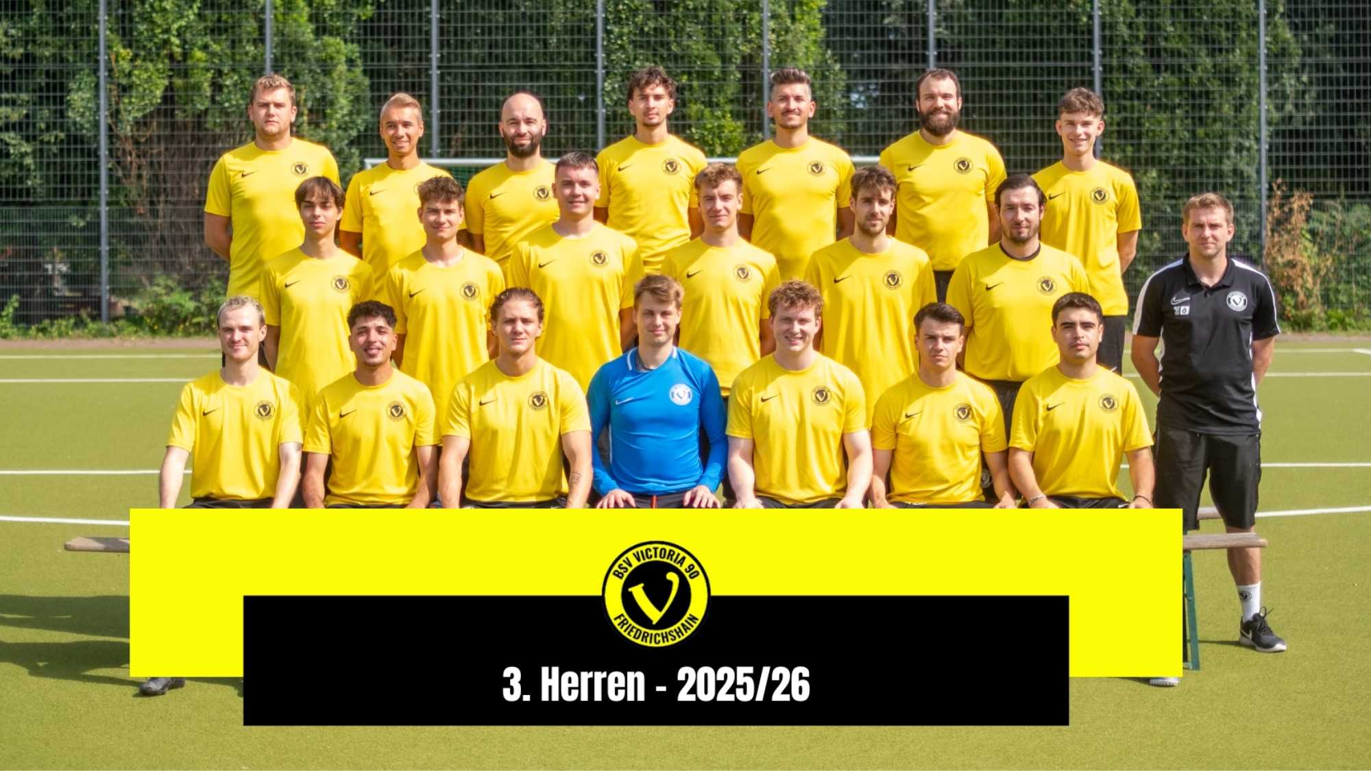 Das Team der 3. Herren von Victoria Friedrichshain