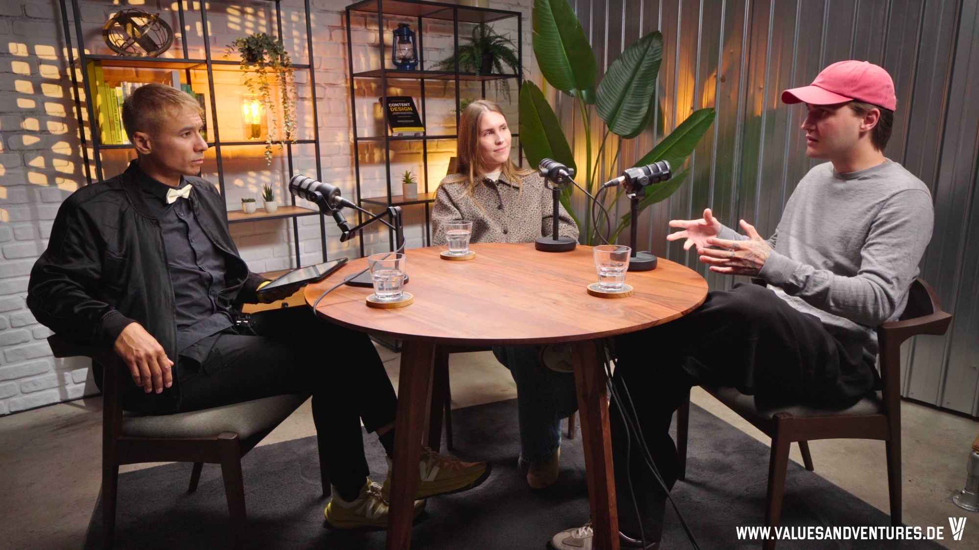 Louisa Haisch und Victor Haisch von Razeco im Values & Ventures Studio.