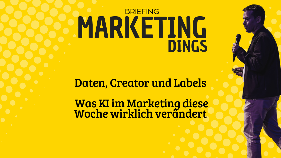 Thomas Besmers Newsletter: Marketing Dings