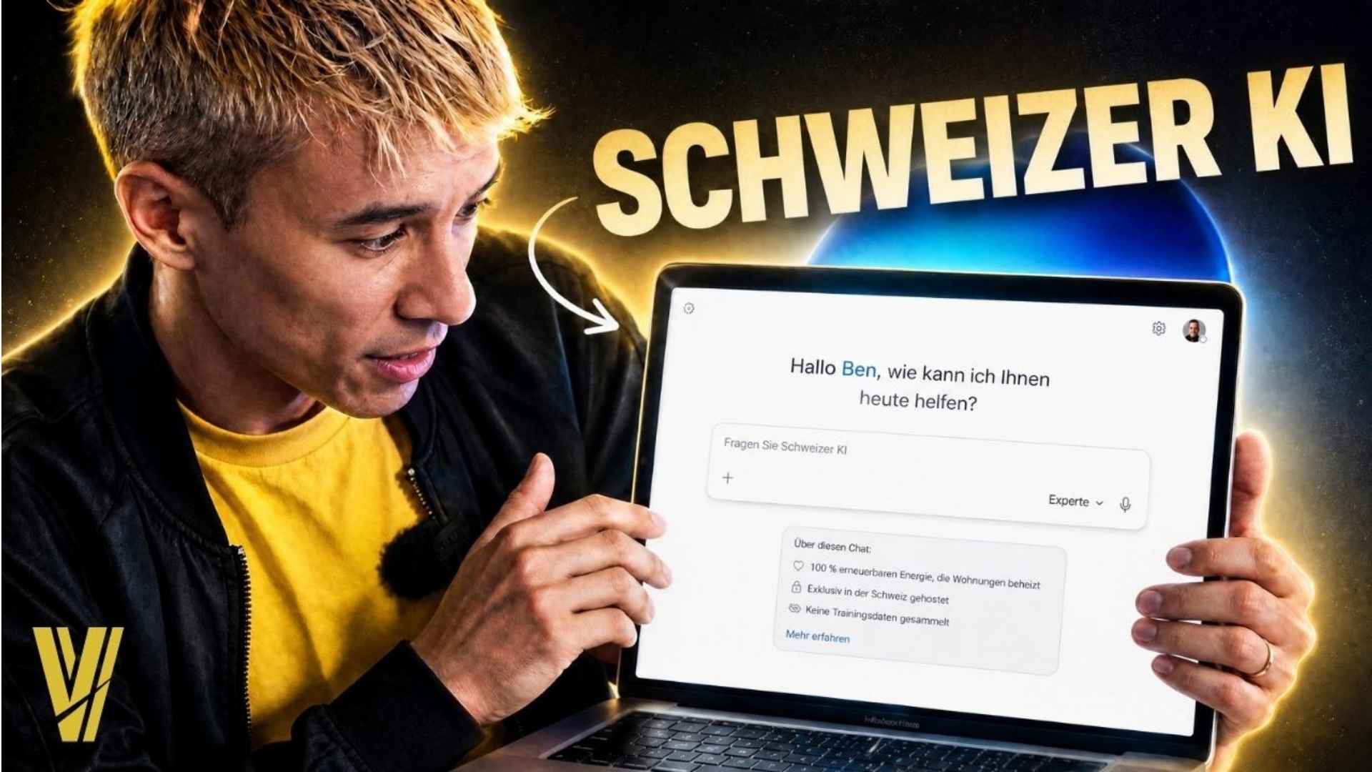 Ben Harmanus testet die Schweizer KI Euria von Infomaniak.