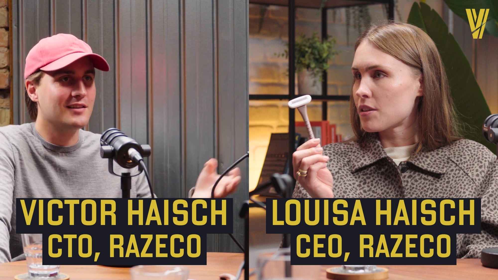 Victor Haisch und Louisa Haisch in der Values & Ventures Show.