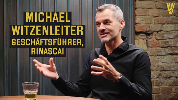 Michael Witzenleiter von Rinascai in der Values & Ventures Show.