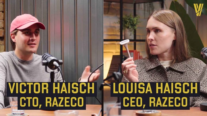 Victor Haisch und Louisa Haisch in der Values & Ventures Show.